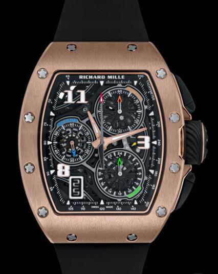 Review Replica Richard Mille RM 72-01 Lifestyle In-House Chronograph Watch Red Gold Rubber Strap - Click Image to Close